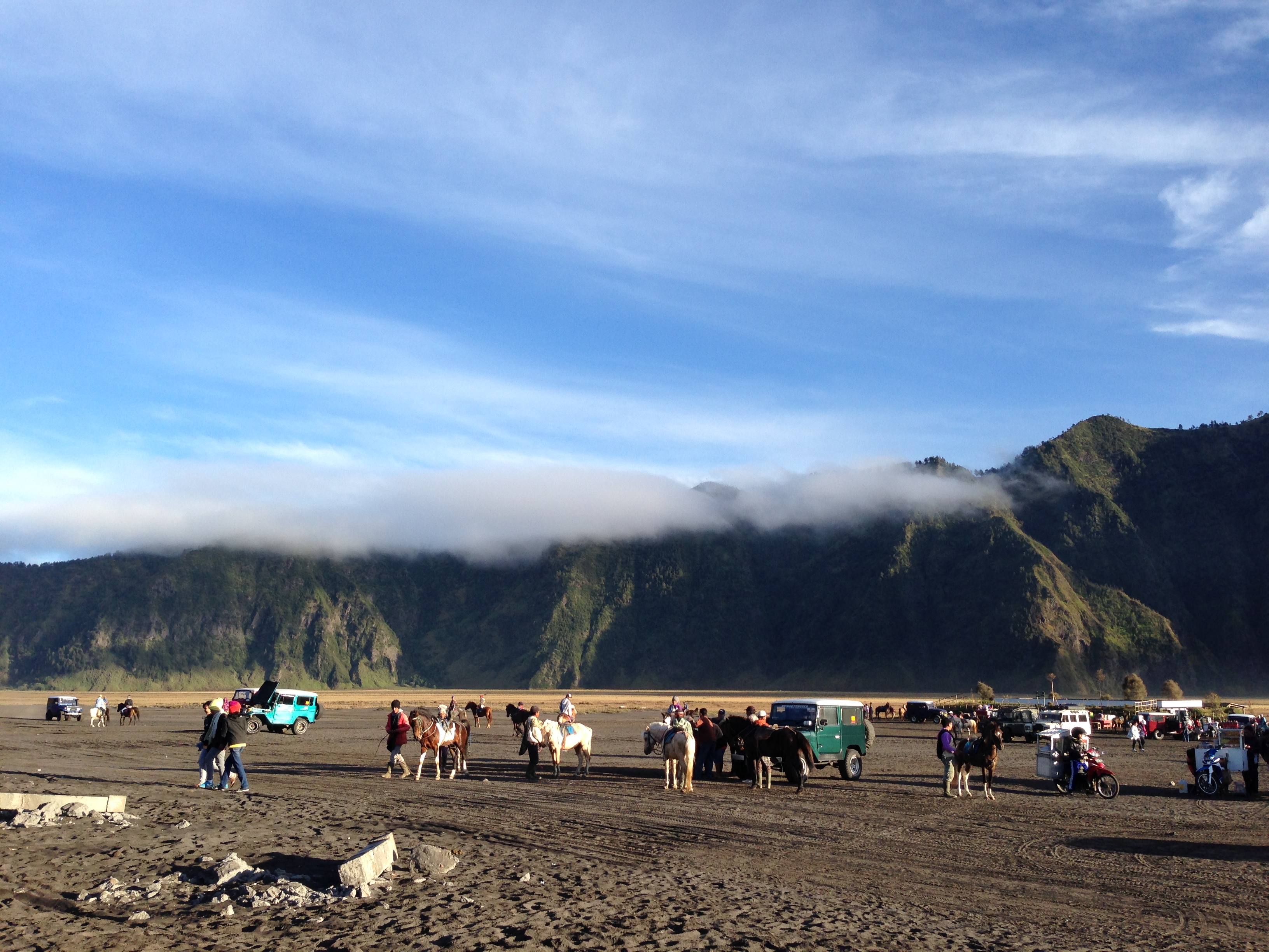 The sea of sand mount bromo