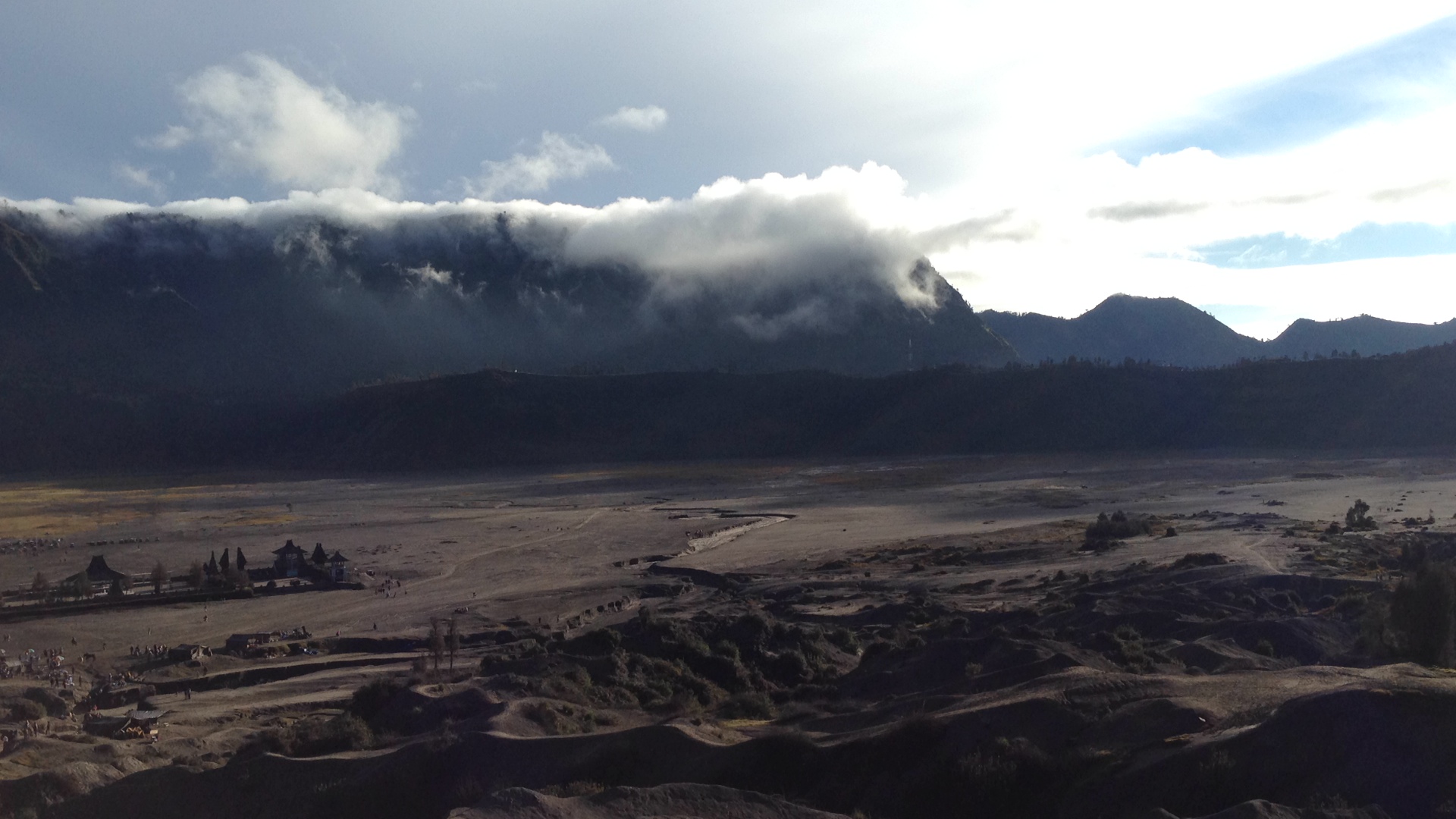 Vast plain rocky field