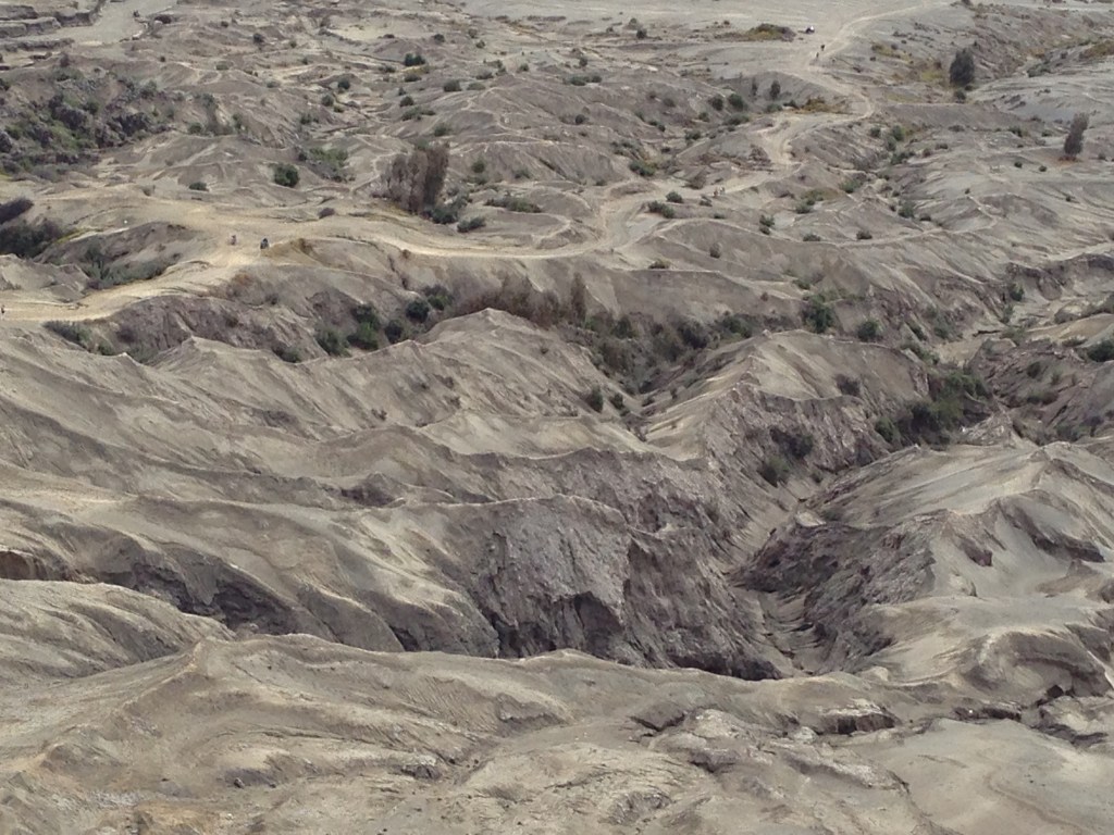 Desolation of the sea of sand mount bromo